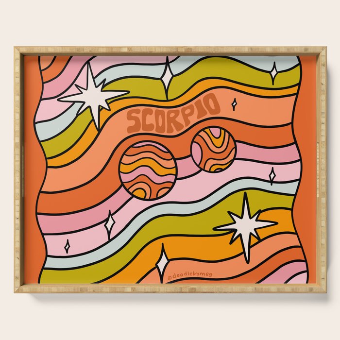 Scorpio Planet Serving Tray Gallery Image 1