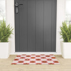Fall Flower Print in Pink Welcome Mat Gallery Image 3