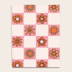 Fall Flower Print in Pink Notebook Gallery Image 4