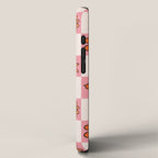 Fall Flower Print in Pink iPhone Case Gallery Image 2