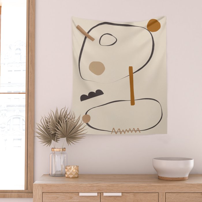 Abstract Stories #3 Wall Tapestry Gallery Image 2
