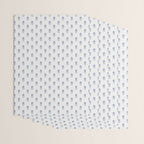Hydrangea Block Print Wrapping Paper Gallery Image 3