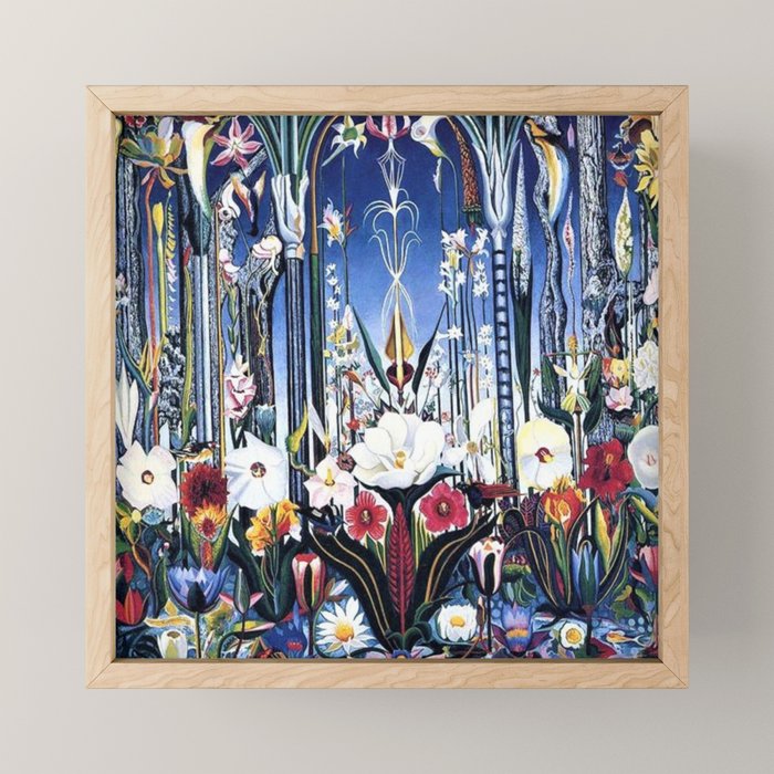 Flowers, Italy by Joseph Stella Mini Art Print Gallery Image 1