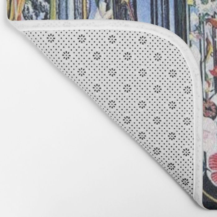 Flowers, Italy by Joseph Stella Bath Mat Gallery Image 2