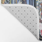 Flowers, Italy by Joseph Stella Bath Mat Gallery Image 2
