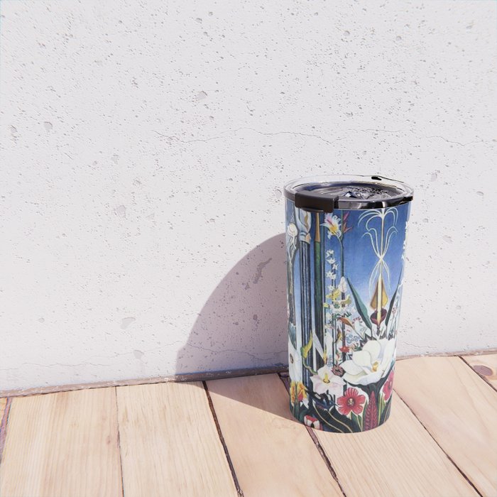 Flowers, Italy by Joseph Stella Travel Mug Gallery Image 4