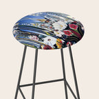 Flowers, Italy by Joseph Stella Stool Gallery Image 2
