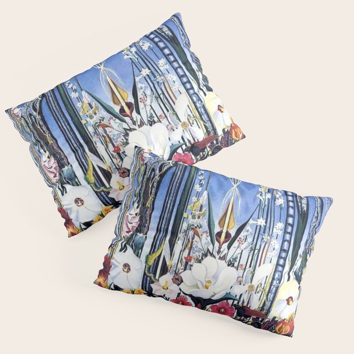 Flowers, Italy by Joseph Stella Pillow Sham Gallery Image 1