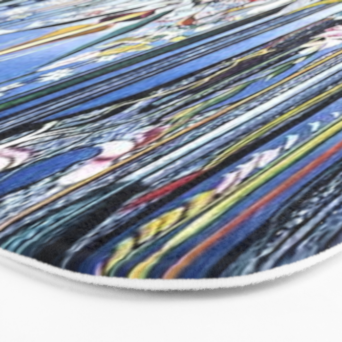 Flowers, Italy by Joseph Stella Bath Mat Gallery Image 3