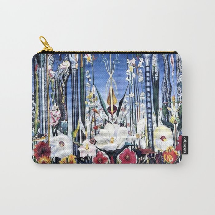 Flowers, Italy by Joseph Stella Carry All Pouch Gallery Image 1