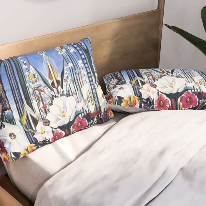 Flowers, Italy by Joseph Stella Pillow Sham Gallery Image 2