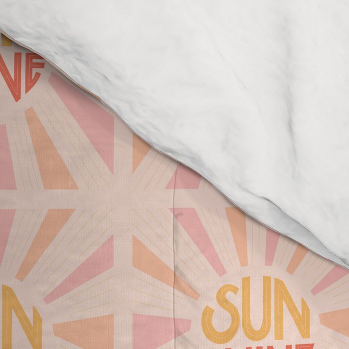 Sunshine Hand Lettering Comforter Gallery Image 4