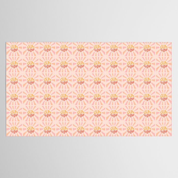 Sunshine Hand Lettering Tablecloth Gallery Image 2