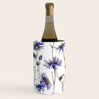 Blue Cornflowers, Illustration Wine Chiller Gallery Image 3