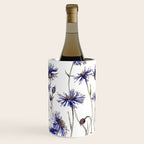 Blue Cornflowers, Illustration Wine Chiller Gallery Image 2