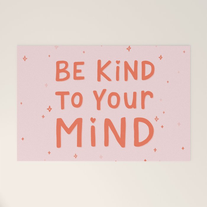Be Kind To Your Mind Welcome Mat Gallery Image 1