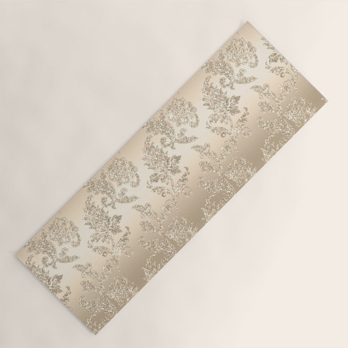 Beautiful Sprakling Champagne Pattern Yoga Mat Gallery Image 1