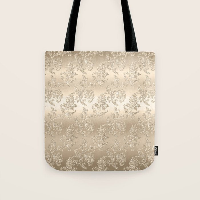 Beautiful Sprakling Champagne Pattern Tote Bag Gallery Image 1