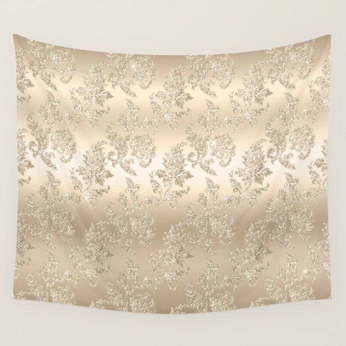 Beautiful Sprakling Champagne Pattern Wall Tapestry Gallery Image 4