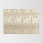 Beautiful Sprakling Champagne Pattern Rug Gallery Image 2