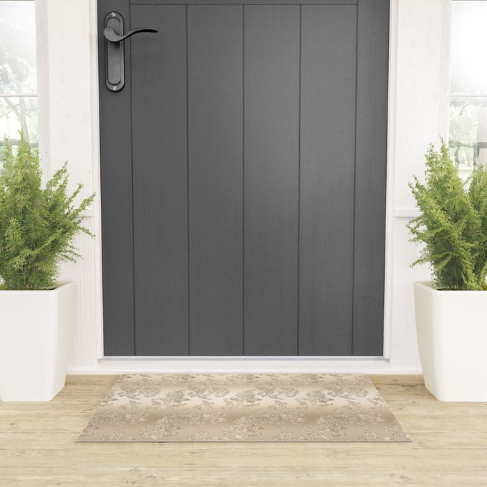 Beautiful Sprakling Champagne Pattern Welcome Mat Gallery Image 3