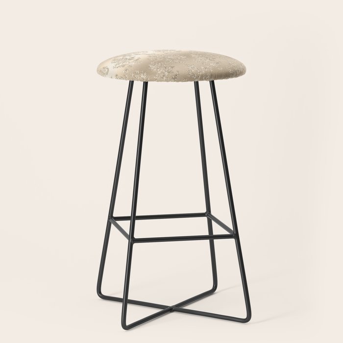 Beautiful Sprakling Champagne Pattern Stool Gallery Image 1