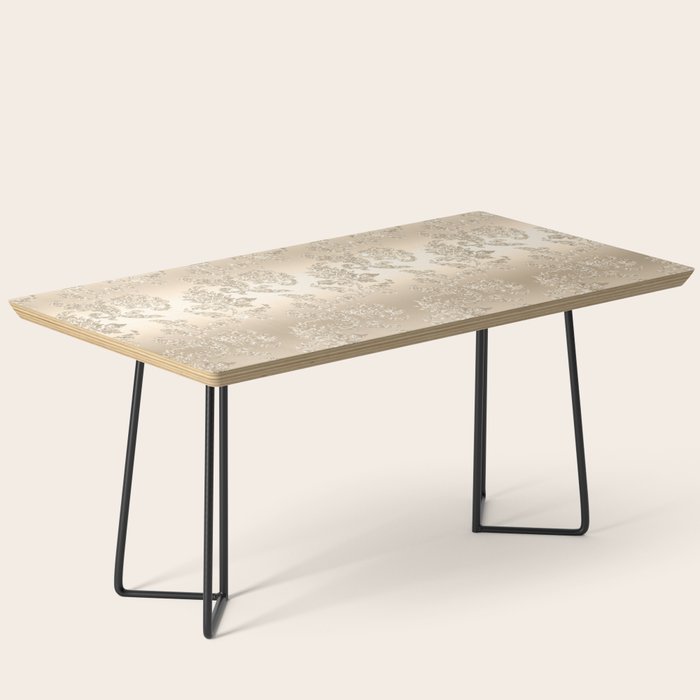 Beautiful Sprakling Champagne Pattern Coffee Table Gallery Image 1