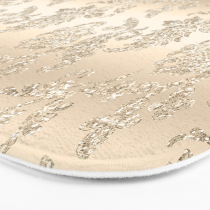 Beautiful Sprakling Champagne Pattern Bath Mat Gallery Image 3