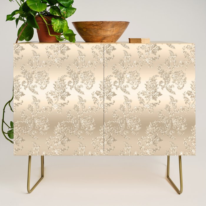 Beautiful Sprakling Champagne Pattern Credenza Gallery Image 1