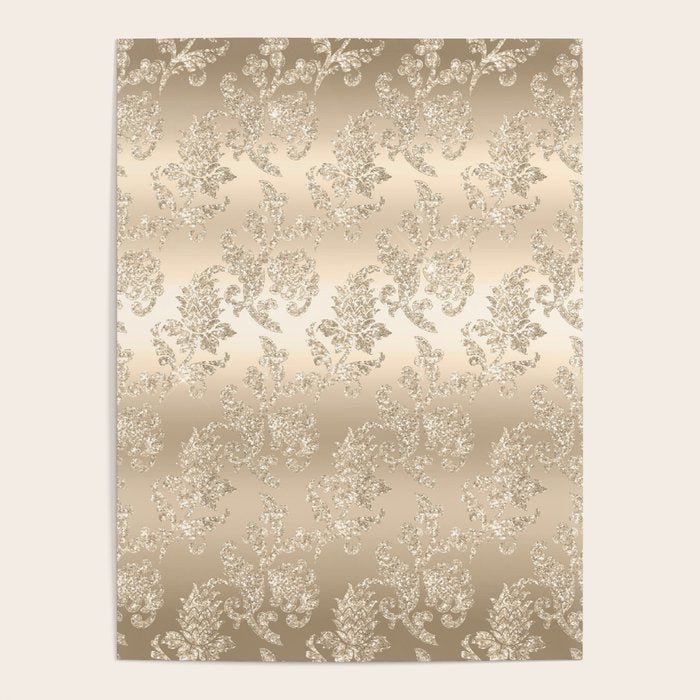 Beautiful Sprakling Champagne Pattern Poster Gallery Image 4
