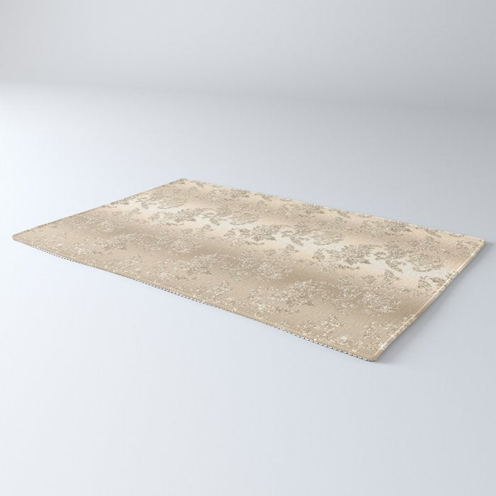 Beautiful Sprakling Champagne Pattern Rug Gallery Image 3