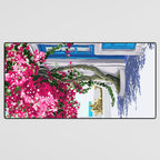 Better days are on their way | Greece Santorini Island Travel | Summer Architecture Positivity Desk Mat Gallery Image 3