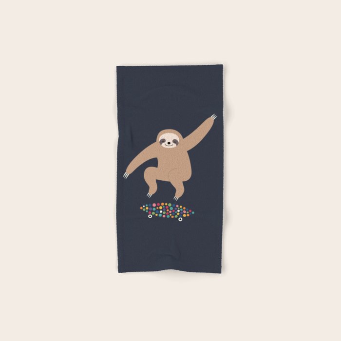 Sloth Gravity Bath Towel Gallery Image 1