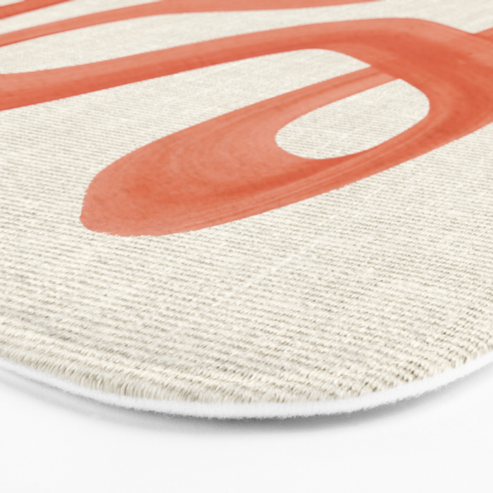 Orange Goes Around Bath Mat Gallery Image 3