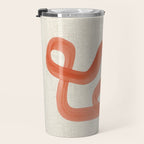 Orange Goes Around Travel Mug Gallery Image 3