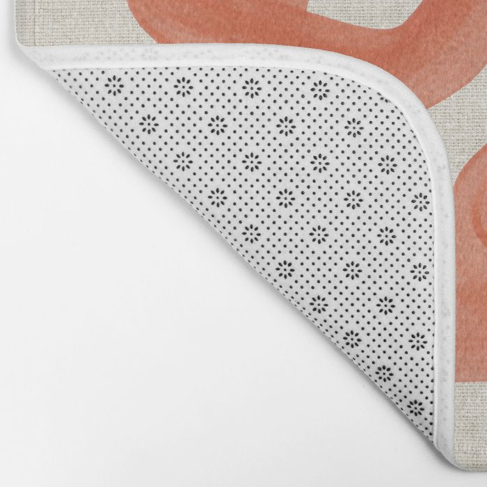 Orange Goes Around Bath Mat Gallery Image 2