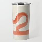 Orange Goes Around Travel Mug Gallery Image 1