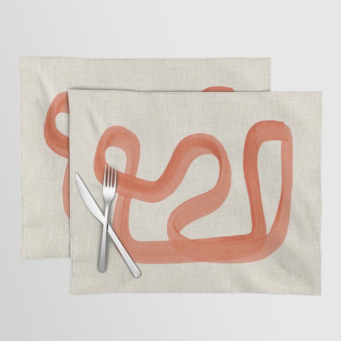 Orange Goes Around Placemat Gallery Image 1