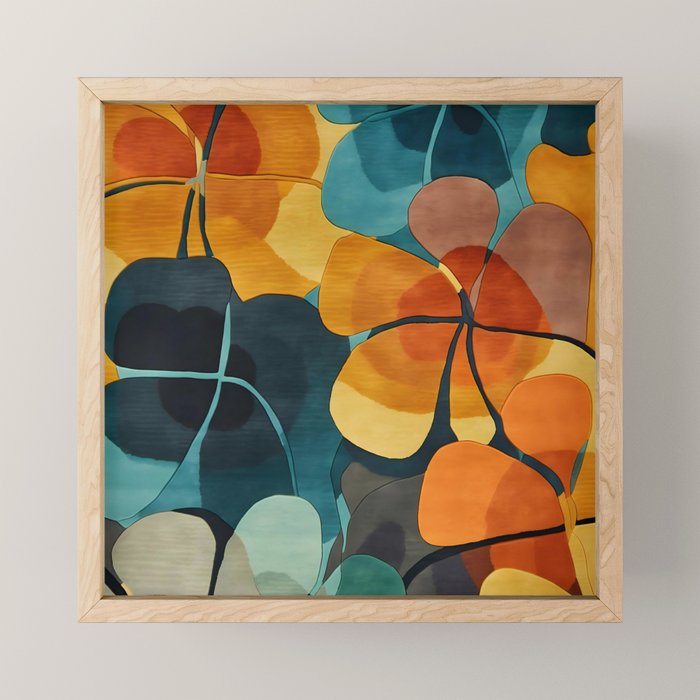 A Floral Palette of Colorful Petals Mini Art Print Gallery Image 1