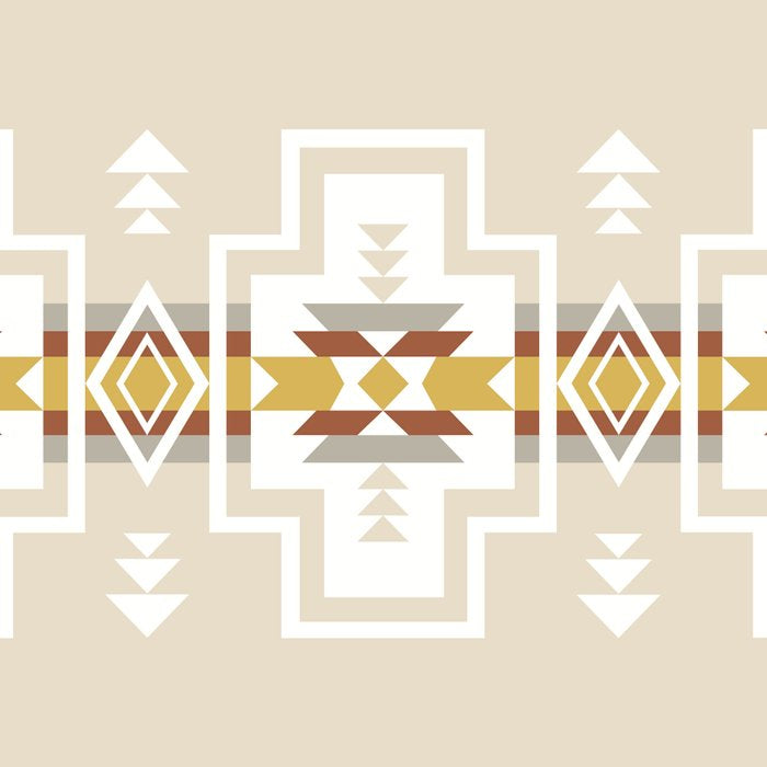 Aztec Stripes Beige Coffee Mug Gallery Image 2