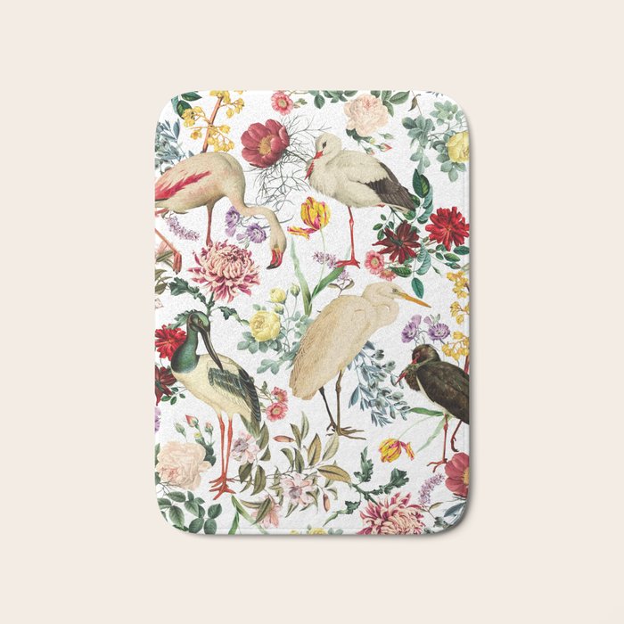 Long Legged Birds I Bath Mat Gallery Image 1
