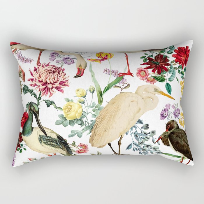 Long Legged Birds I Rectangular Pillow Gallery Image 2