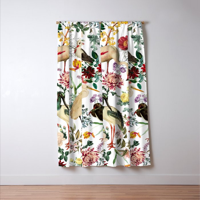 Long Legged Birds I Window Curtain Gallery Image 3