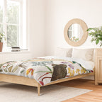 Long Legged Birds I Duvet Cover Gallery Image 2