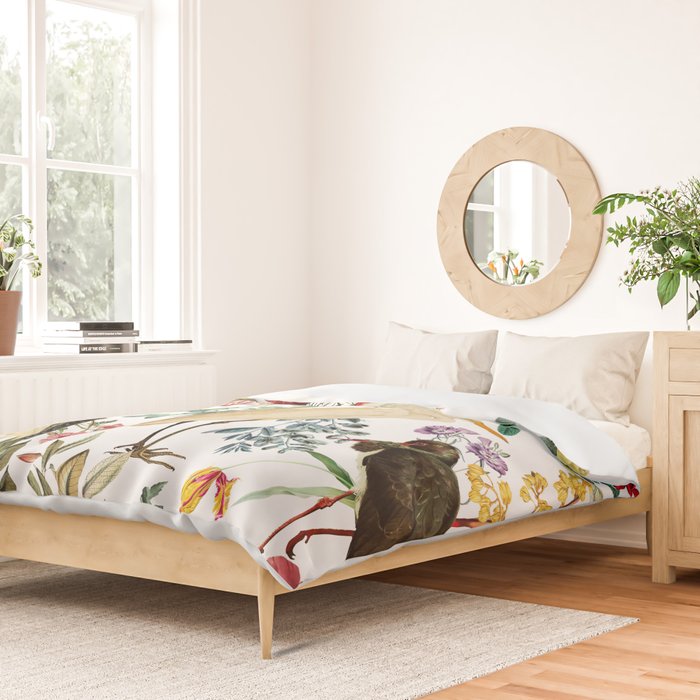Long Legged Birds I Duvet Cover Gallery Image 2