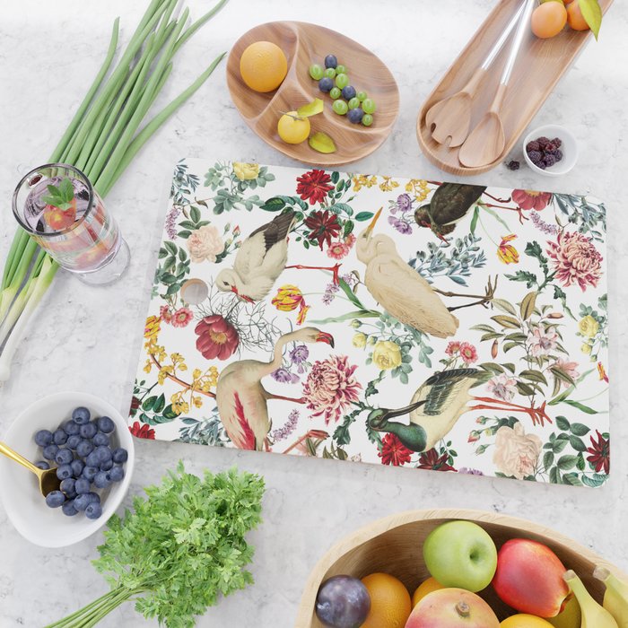 Long Legged Birds I Cutting Board Gallery Image 2