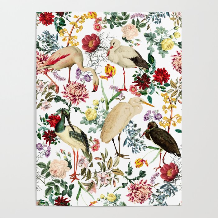 Long Legged Birds I Poster Gallery Image 1