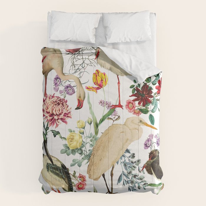 Long Legged Birds I Comforter Gallery Image 1