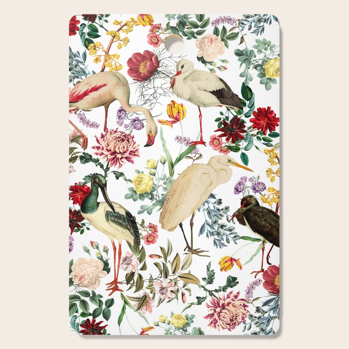 Long Legged Birds I Cutting Board Gallery Image 1