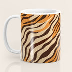 Tiger stripe animal print art pattern Coffee Mug Gallery Image 3